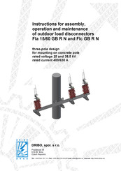 DRIBO Flc GB R N Instructions For Assembly, Operation And Maintenance