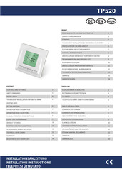 Warm-on TP520 Installation Instructions Manual