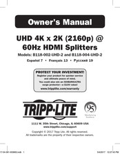 Tripp Lite B118-004-UHD-2 Owner's Manual