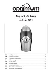 Optimum RK-0150A Operating Instructions Manual