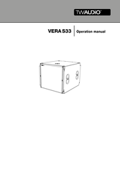 TW Audio VERA S33 Operation Manual