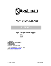 Spellman eSL 30P300 Instruction Manual