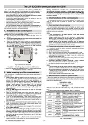 jablotron JA-62GSM Installation Manual