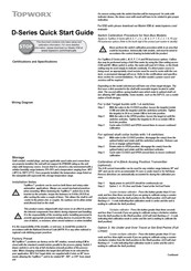 Emerson Topworx D Series Quick Start Manual