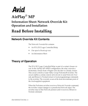 Avid Technology AirPlay MP Information Sheet