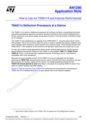ST TDA911 Series Application Note