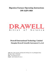 Drawell DW-KDN-08D Operating Instructions Manual