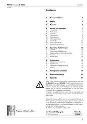 Buchi Rotavapor R-3000 Operating Instructions Manual
