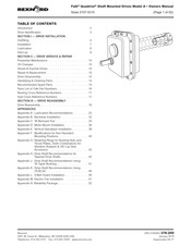 Rexnord Falk Quadrive A Owner's Manual