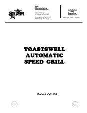 Star CG130A Installation And Operating Instructions Manual