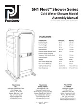 PolyJohn SH1 Fleet Series Assembly Manual