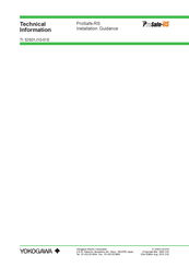YOKOGAWA ProSafe-RS Installation Guidance