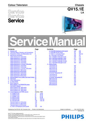 Philips QV15.1E LA Service Manual