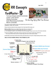 RR Concepts YardMaster-5 Manual