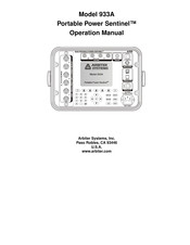 Arbiter Systems Portable Power Sentinel 933A Operation Manual