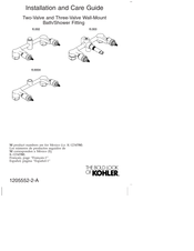Kohler K-303 Installation And Care Manual