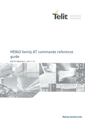 Telit Wireless Solutions HE863-EUG At Commands Reference Manual
