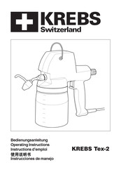KREBS Tex-2 Operating Instructions Manual