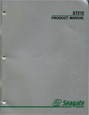 Seagate ST212 Product Manual