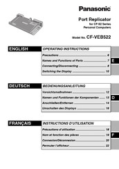 Panasonic CF-VEB522 Operating Instructions Manual