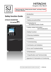 Hitachi SJ P1 Series Safety Function Manual