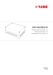 Nibe DEH 41 Installer Manual