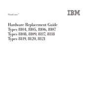 IBM ThinkCentre 8119 Hardware Replacement Manual