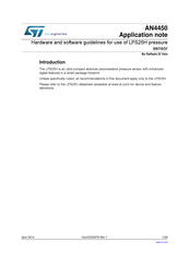 ST LPS25H Application Note