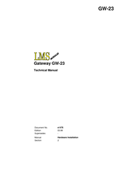 Siemens GW-23 Technical Manual