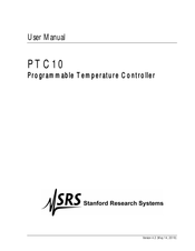 SRS Labs PTC10 User Manual
