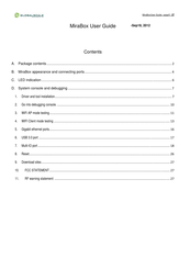 GlobalScale MiraBox User Manual