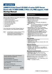 Advantech ASMB-913I Startup Manual