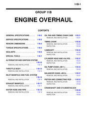 Mitsubishi Outlander Service Manual