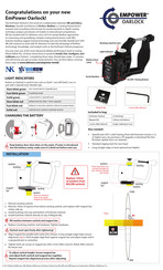 NK EmPower Oarlock Quick Start Manual