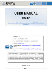 Seneca RTU-LP User Manual