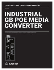 Black Box LGC5500A Quick Install Manual/User Manual