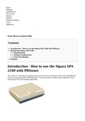 Sipura Technology SPA-2100 How To Use Manual