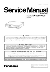 Panasonic KX-NCP500GR Service Manual
