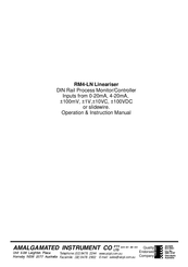 Amalgamated Instrument RM4-LN Operation & Instruction Manual