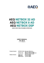 AEQ NETBOX 8 AD User Manual