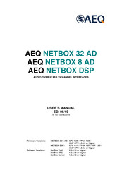 AEQ NETBOX 32 AD User Manual