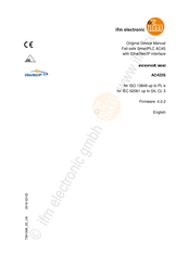 IFM Electronic Ecomat 300 AC422S Original Device Manual