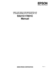 Epson S5U1C17001C Manual