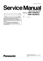 Panasonic DMR-UBS80EG Service Manual