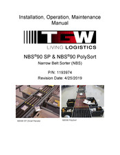 TGW NBS 90 SP Installation, Operation & Maintenance Manual