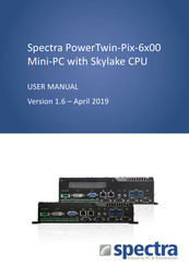 Spectra PowerTwin-Pi3-6100UE User Manual