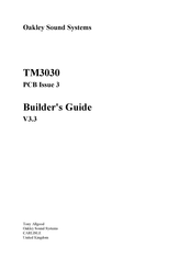 Oakley TM3030 Builder's Manual