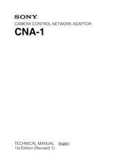 Sony CNA-1 Technical Manual