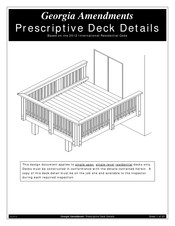Georgia Amendments Prescriptive Deck Details Manual