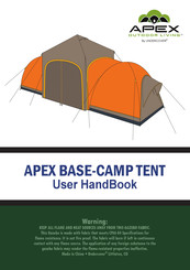 UnderCover APEX BASE-CAMP TENT User Handbook Manual